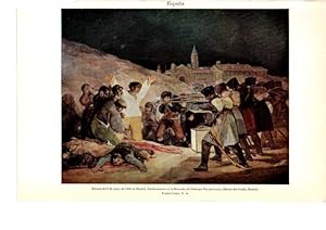 Seller image for LAMINA 39057: Los fusilamientos del 3 de mayo, por Goya for sale by EL BOLETIN