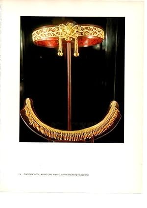 Bild des Verkufers fr LAMINA 28013: Diadema y collar de oro de la antigua Grecia zum Verkauf von EL BOLETIN