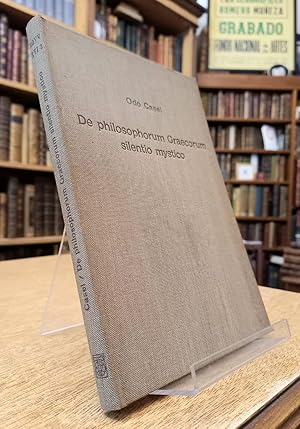 Imagen del vendedor de De philosophorum Graecorum silentio mystico a la venta por Libros La Teatral