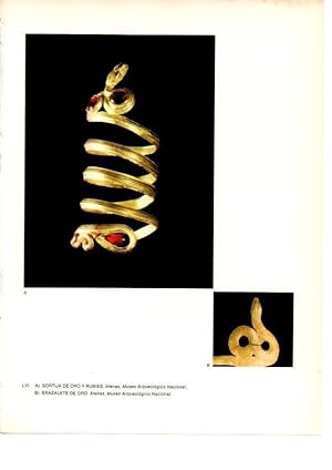 Bild des Verkufers fr LAMINA 28014: Sortija y brazalete de la antigua Grecia zum Verkauf von EL BOLETIN