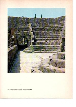 Imagen del vendedor de LAMINA 27797: Odeon o pequeo Teatro de Pompeya a la venta por EL BOLETIN