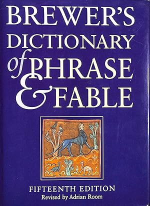 Immagine del venditore per Brewer's Dictionary of Phrase and Fable (Brewer's S.) venduto da M Godding Books Ltd