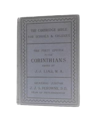 Seller image for The First Epistle to the Corinthians for sale by World of Rare Books