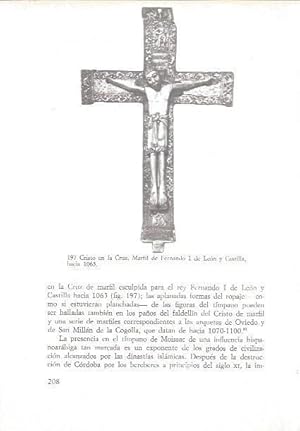 Bild des Verkufers fr LAMINA V02614: Cristo en la Cruz, marfil de Fernando I de Leon y Castilla zum Verkauf von EL BOLETIN