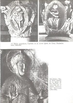 Bild des Verkufers fr LAMINA V02598: Capiteles de la tercera iglesia de Cluny y relieve torre oriental reconstruido por el obispo Friedrich von Meissen zum Verkauf von EL BOLETIN