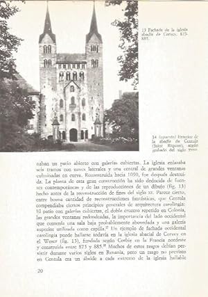 Seller image for LAMINA V02531: Fachada de la iglesia abadia de Corvey for sale by EL BOLETIN