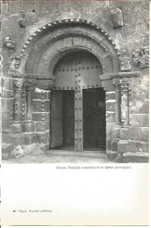 Bild des Verkufers fr LAMINA V02055: Caceres. Portada romanica en iglesia parroquial, Hoyos zum Verkauf von EL BOLETIN