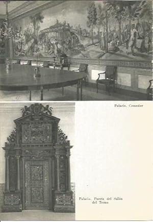 Bild des Verkufers fr LAMINA V02014: El Escorial. Comedor y Puerta del Salon del Trono en el Palacio zum Verkauf von EL BOLETIN