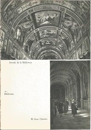 Immagine del venditore per LAMINA V02013: El Escorial. Boveda de la biblioteca y El Gran Claustro venduto da EL BOLETIN