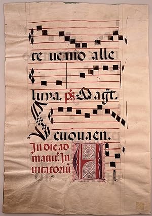 Music manuscript, Musikhandschrift, Notenhandschrift. Graduale, Missale, Antiphonary, Manuale on ...