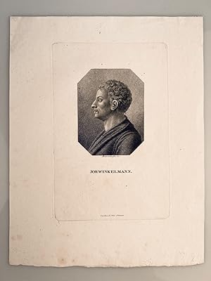 Bild des Verkufers fr Portrait, Portrt, Brustbild nach links. Kupferstich in Punktiermanier von Rosmaesler. zum Verkauf von Antiquariat  J. Voerster