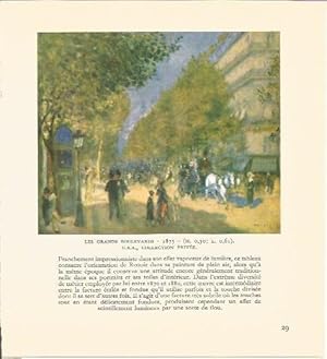 Imagen del vendedor de LAMINA V03484: Les grands boulevards por Renoir a la venta por EL BOLETIN