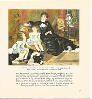 Imagen del vendedor de LAMINA V03493: Madame Charpentier et ses enfants por Renoir a la venta por EL BOLETIN