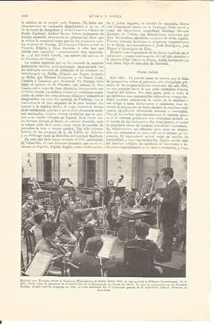 Imagen del vendedor de LAMINA V03155: Herbert von Karajan con la Orquesta Filarmonica de Berlin a la venta por EL BOLETIN