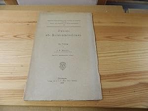 Seller image for Paulus als Heidenmissionar. Ein Vortrag von P. Wernle for sale by Versandantiquariat Schfer