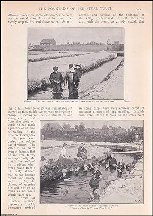 Seller image for The Fountains of Perpetual Youth : an account of the healing waters of Egg Harbour Creek, New Jersey & Boyne River in Northern Michigan & their curative properties. An uncommon original article from the Wide World Magazine, 1901. for sale by Cosmo Books