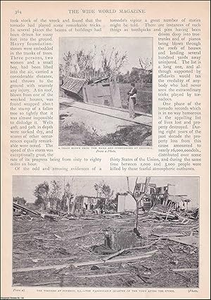 Seller image for The Trail of the Tornado : how tornados are fomed & their destructive power that have occurred in the American States. An uncommon original article from the Wide World Magazine, 1901. for sale by Cosmo Books