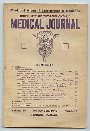 Bild des Verkufers fr University of Western Ontario Medical Journal, November 1946 zum Verkauf von Attic Books (ABAC, ILAB)