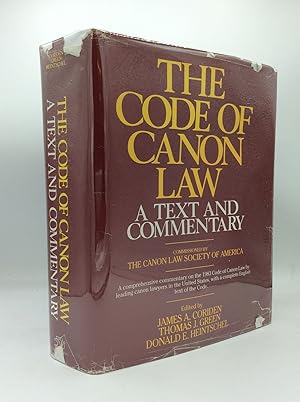 Imagen del vendedor de THE CODE OF CANON LAW: A Text and Commentary a la venta por Kubik Fine Books Ltd., ABAA