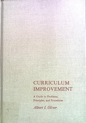 Seller image for Curriculum Improvement: A Guide to Problems, Principles, and Procedures. for sale by books4less (Versandantiquariat Petra Gros GmbH & Co. KG)