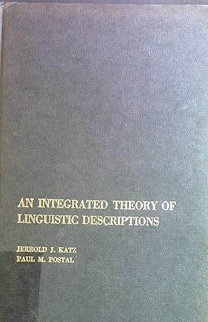 Bild des Verkufers fr An Integrated Theory of Linguistic Descriptions. Research Monograph no. 26. zum Verkauf von books4less (Versandantiquariat Petra Gros GmbH & Co. KG)