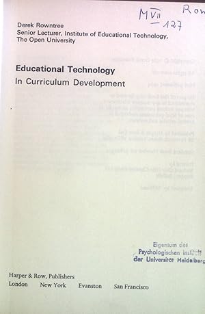 Seller image for Educational Technology: In Curriculum Development. for sale by books4less (Versandantiquariat Petra Gros GmbH & Co. KG)