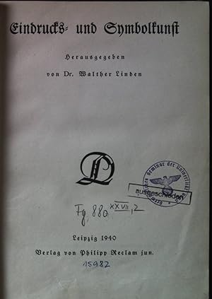 Bild des Verkufers fr Eindrucks- und Symbolkunst. Deutsche Literatur, Reihe: Vom Naturalismus zur neuen Volksdichtung, Bd. 2. zum Verkauf von books4less (Versandantiquariat Petra Gros GmbH & Co. KG)