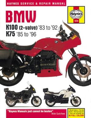 Bild des Verkufers fr BMW K100 & 75 2-valve Models (83 - 96) Haynes Repair Manual zum Verkauf von BuchWeltWeit Ludwig Meier e.K.