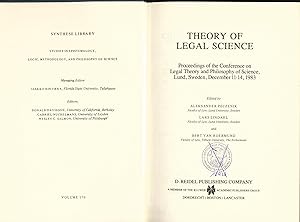 Imagen del vendedor de Theory of Legal Science Proceedings of the Conference on Legal Theory and Philosopy of Science Lund, Sweden, December 11 14, 1983 a la venta por avelibro OHG
