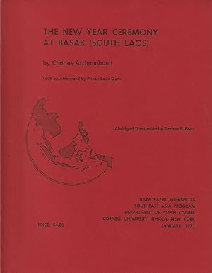 Seller image for The New Year Ceremony at Basak (South Laos) for sale by Orchid Press