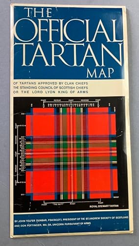Seller image for The Official Tartan Map. Of Tartans Approved by Clan Chiefs, the Standing Council of Scottish Chiefs or the Lord Lyon King of Arms. for sale by Plurabelle Books Ltd