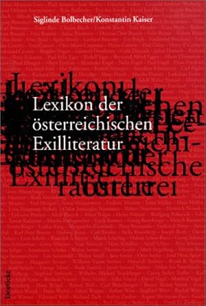 Seller image for Lexikon der sterreichischen Exilliteratur. for sale by Antiquariat Buchseite