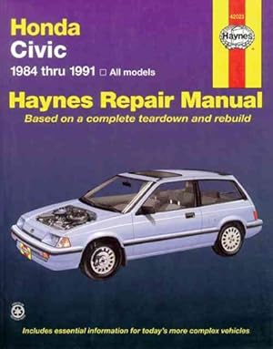 Seller image for Honda Civic Automotive Repair Manual, 1984-1991 for sale by GreatBookPricesUK