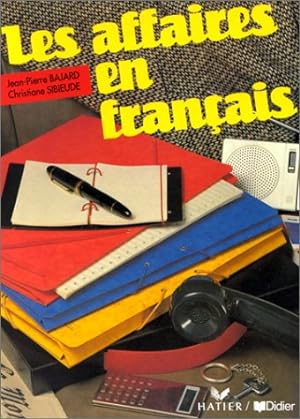 Bild des Verkufers fr Livre De l'Etudiant (Les Affaires En Francais) zum Verkauf von WeBuyBooks