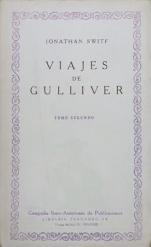 Imagen del vendedor de Los viajes de Gulliver (t. II) a la venta por Librera Alonso Quijano