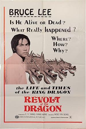 Revolt of the Dragon (Original poster from the 1974 film)