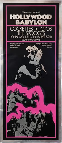 Hollywood Babylon (Original poster for a 1971 concert)