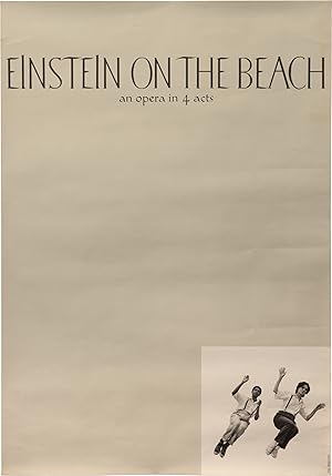 Einstein on the Beach (Original poster for the debut of the 1976 opera)