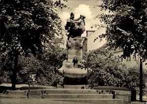 Ansichtskarte / Postkarte Altenburg in Thüringen, Skatbrunnen