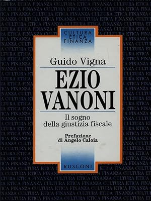 Bild des Verkufers fr Ezio Vanoni zum Verkauf von Librodifaccia