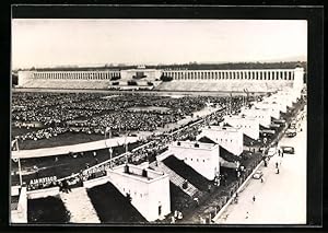 Ansichtskarte Nürnberg, Triumphierendes Königreich Kongress Jehovas Zeugen 1955