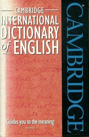 Image du vendeur pour Cambridge international dictionary of english - Procter mis en vente par Book Hmisphres