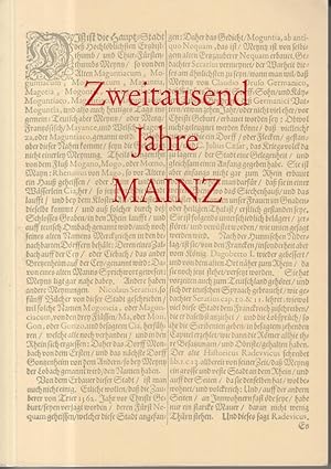 Bild des Verkufers fr Zweitausend Jahre Mainz. Bilder aus der Mainzer Geschichte zum Verkauf von Allguer Online Antiquariat