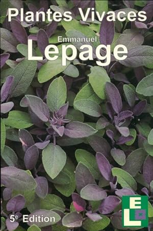 Image du vendeur pour Plantes vivaces - Emmanuel Lepage mis en vente par Book Hmisphres