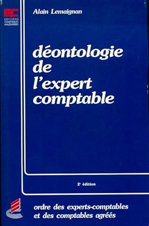 Image du vendeur pour D?ontologie de l'expert-comptable - Lemaignan mis en vente par Book Hmisphres