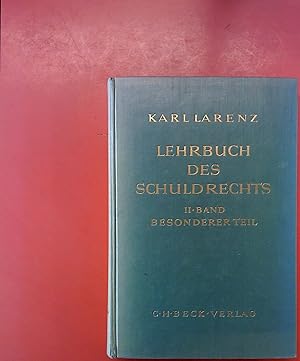 Bild des Verkufers fr Lehrbuch des Schuldrechts. II. Band: Besonderer Teil, Dritte durchgesehene und erweiterte Auflage zum Verkauf von biblion2