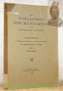 Seller image for Der Vokalismus der Mundarten in der Schnhengster Sprachinsel. Diss. for sale by Bouquinerie du Varis