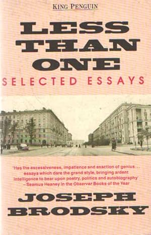 Seller image for Less than one. Selected essays for sale by Bij tij en ontij ...