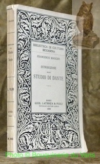 Bild des Verkufers fr Introduzione allo studio di Dante. Biblioteca di Cultura Moderna. zum Verkauf von Bouquinerie du Varis
