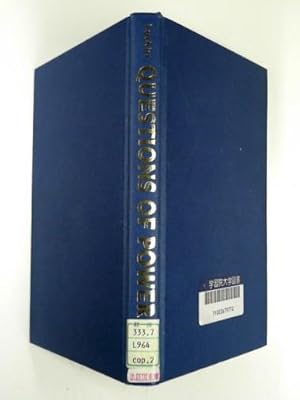 Immagine del venditore per Questions of power: electricity and environment in inter-war Britain venduto da Cotswold Internet Books